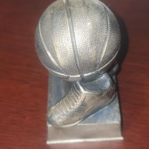 Basketball Silver Resin Trophy Bust Sports Gift Basketball Player Team Player - Picture 8 of 12